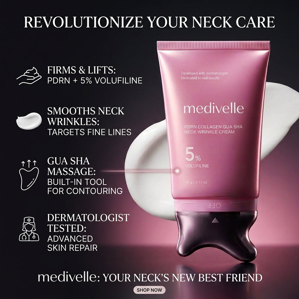 Medivelle PDRN Collagen Gua Sha Neck Cream