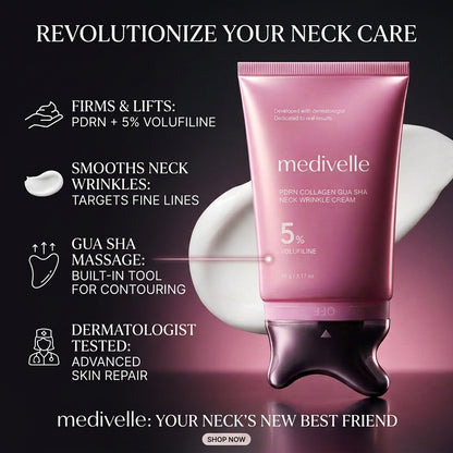 Medivelle PDRN Collagen Gua Sha Neck Cream