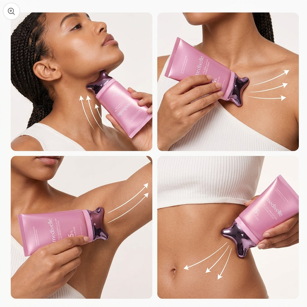 Medivelle PDRN Collagen Gua Sha Neck Cream